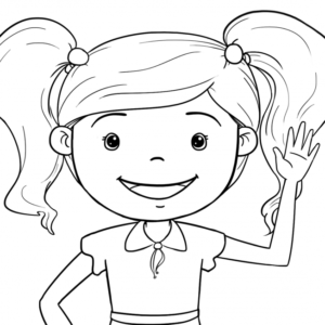 Colour-in Lucy